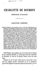 Cover of: Charlotte de Bourbon, princesse d'Orange