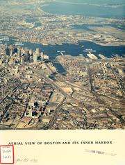 Cover of: Aerial view of Boston and its inner harbor