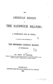The American Mission in the Sandwich Islands by William Ellis