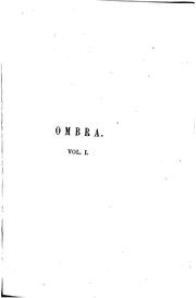 Cover of: Ombra