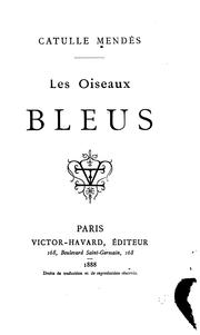 Cover of: Les oiseaux bleus