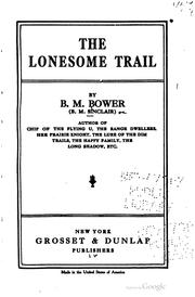 Cover of: The lonesome trail