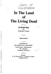 Cover of: in the land of the living dead: An Occult Story