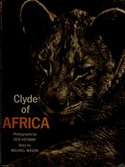 Cover of: Clyde of Africa.