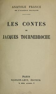 Cover of: Les contes de Jacques Tournebroche.