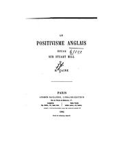Cover of: Le positivisme anglais by Hippolyte Taine