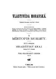 Cover of: Vlastivĕda Moravska by Musejní spolek v Brně