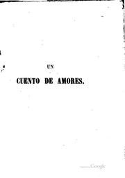 Cover of: Un cuento de amores by José Zorrilla
