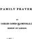 Cover of: A Manual of Family Prayers