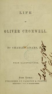 Cover of: Life of Oliver Cromwell.