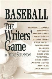 Cover of: Baseball by Mike Shannon