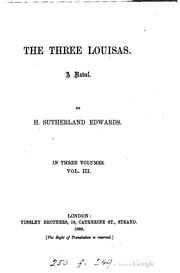 Cover of: The three Louisas: a novel