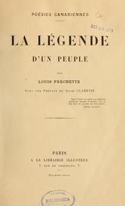 Cover of: La Légende d'un peuple