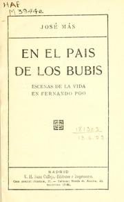 Cover of: En el Pais de los Bubis: escenas de la vida en Fernando Poo.