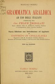 Cover of: Grammatica araldica ad uso degli italiani