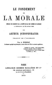 Cover of: Le fondement de la morale