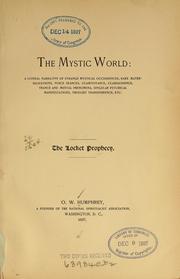 Cover of: The mystic world