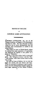 Cover of: The poetical works of George, lord Lyttelton, with additions: to which is prefixed, an account ...