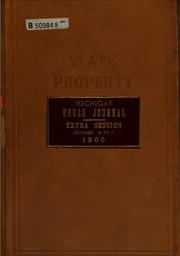 Journal by Michigan Legislature . House of Representatives