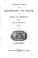Cover of: Annual Report of the Secretary of State of the State of Michigan Relating to ...