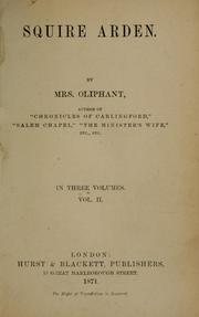 Cover of: Squire Arden by Margaret Oliphant