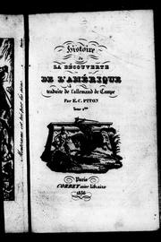 Cover of: Histoire de la découverte de l'Amérique by Joachim Heinrich Campe