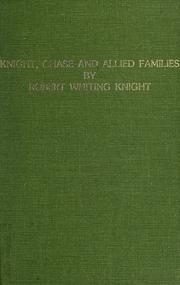 Cover of: Knight, Chase and allied families