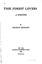 Cover of: The Forest Lovers: A Romance