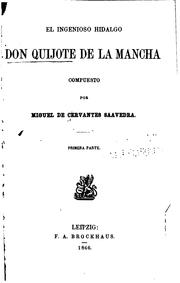 Cover of: El Ingenioso Hidalgo Don Quijote de La Mancha by Miguel de Unamuno
