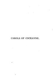 Cover of: Carols of Cockayne