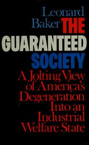 Cover of: The guaranteed society.