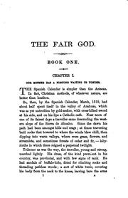 Cover of: The Fair God: Or, The Last of the 'Tzins : a Tale of the Conquest of Mexico by Lew Wallace