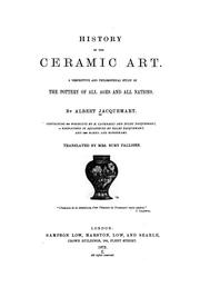 Cover of: History of the ceramic art. by Albert Jacquemart