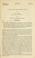 Cover of: Report [of] the Committee on Indian affairs, to whom were referred the message of the President ...