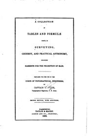 Cover of: A Collection of Tables and Formulæ Useful in Surveying, Geodesy, and ...