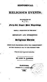 Cover of: Historical Religious Events by John Warner Barber