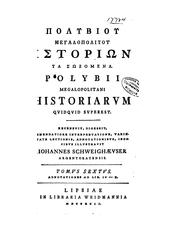 Cover of: Polybii Megalopolitani Historiarvm Qvidqvid Svperest by Polybius