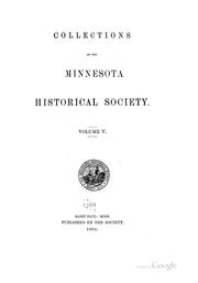 Cover of: Collections of the Minnesota Historical Society by Minnesota Historical Society