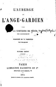Cover of: L'auberge de l'ange-gardien by Sophie, comtesse de Ségur, Foulquier