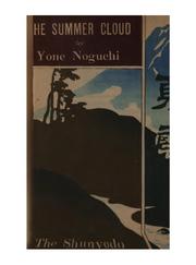 Cover of: The Summer Cloud: Prose Poems by Yoné Noguchi
