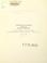 Cover of: Application to U.S. Department of Commerce, National Fire Prevention and Control Administration for Academy Planning Assistance Program ; Organizational design for statewide fire education and training planning