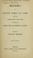 Cover of: Meliora: or, Better times to come