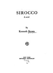 Cover of: Sirocco: A Novel