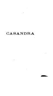 Cover of: Casandra: (novela en cinco jornadas)