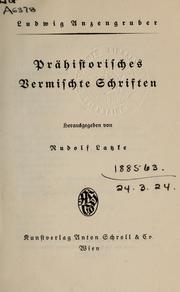 Cover of: Sämtliche Werke