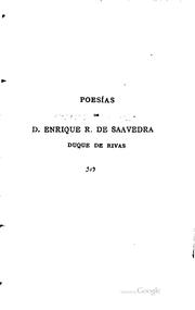 Cover of: Poesias.