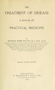 Cover of: The treatment of disease: a manual of practical medicine