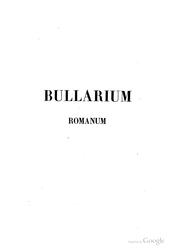 Bullarum by Catholic Church. Pope.