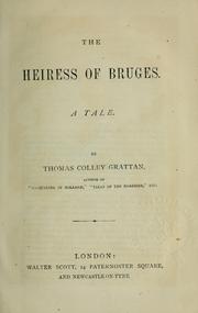 Cover of: The heiress of Bruges: a tale