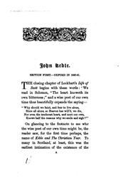 Cover of: John Keble: An Essay on the Author of the Ćhristian Year,́ by John Campbell Shairp
